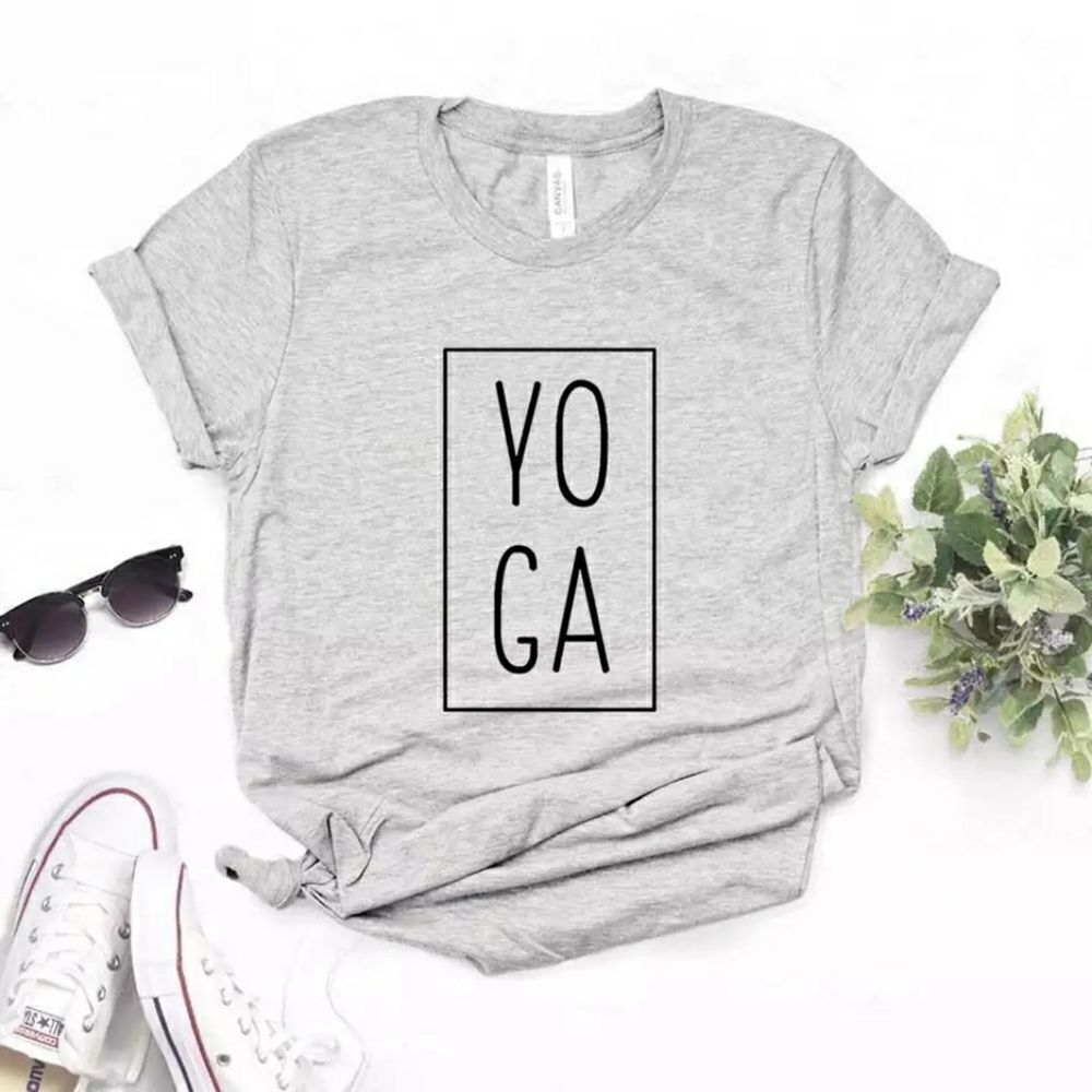 Yoga Soft Graphic Workout Tee Shirt
